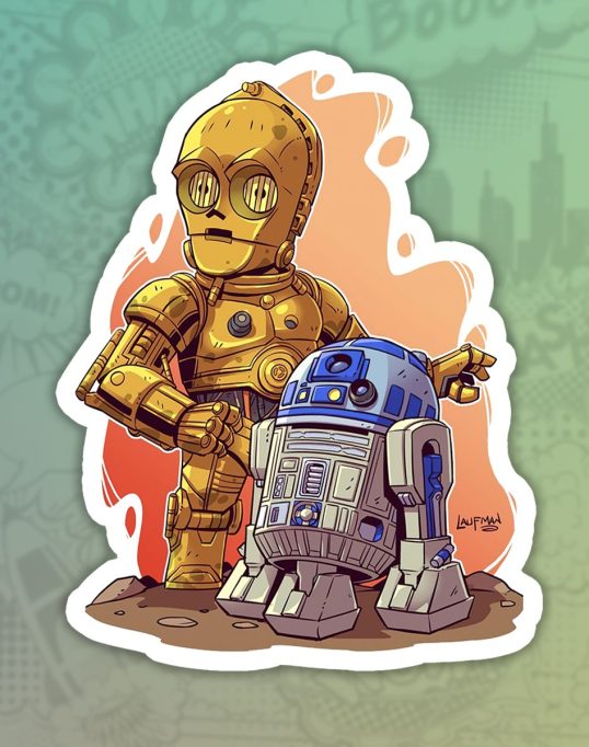 Star Wars Stiker Bazzinga Shop